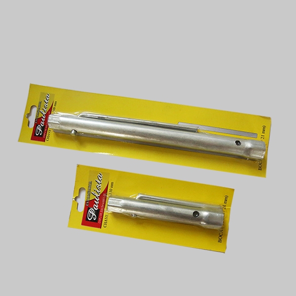 Steel tube spark plug wrench