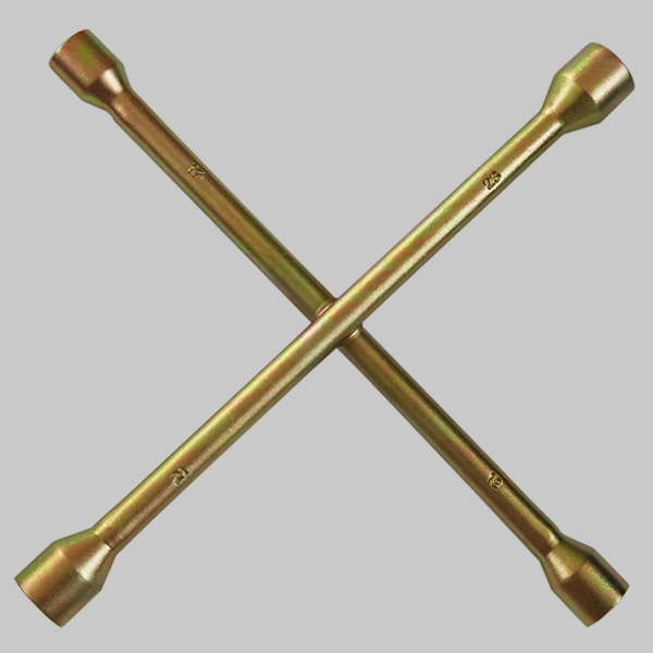 Cross rim wrench(zinc plated)