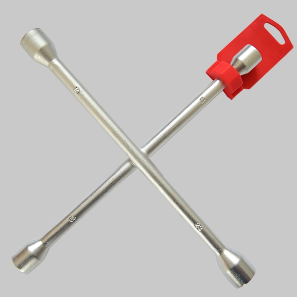 Cross rim wrench (fully polished)