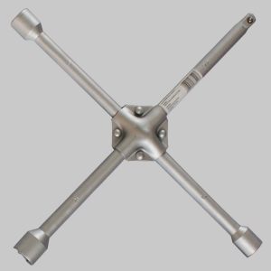 Cross rim wrench(iron pad)